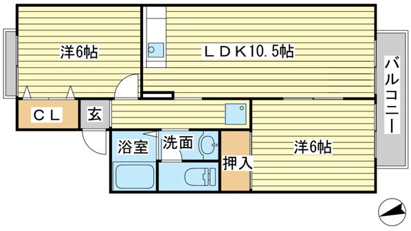 プレセランス双葉の物件間取画像